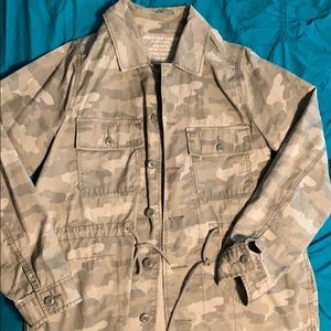 American Eagle Camo Army Jacket